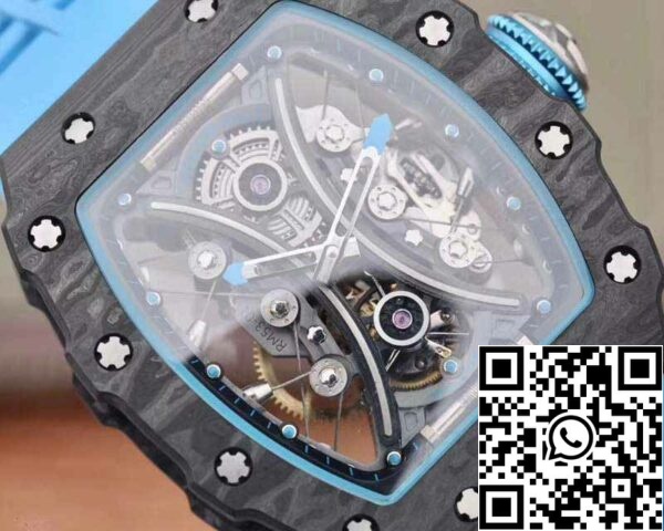 4 110 6208f112 0a54 4ba4 93ac c5c6f767c7d3 Richard Mille RM53-01 1:1 Best Edition JB Factory Black Carbon Swiss Tourbillon Movement