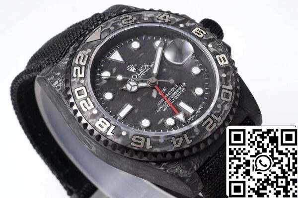 4 112 9f6427b2 9baa 4ce9 83e5 5b0abd9f68d1 Rolex GMT-MASTER II Diw 1:1 Най-добро издание Carbon Fiber Black Fabric Strap