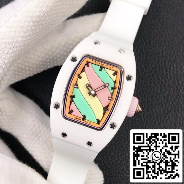 4 114 becc6794 1dbc 4ab9 a0ab 84a68cc989de Richard Mille RM-07 Bon Bon 1:1 Best Edition RM Factory White Ceramic Case