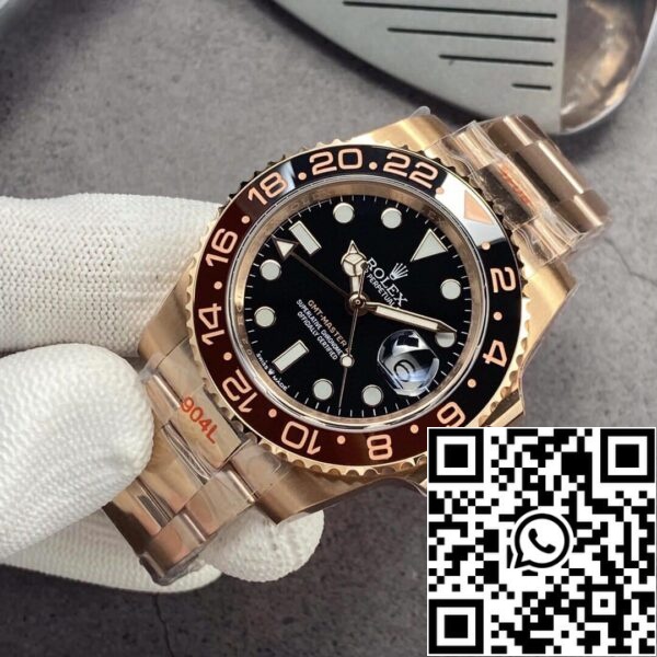 4 116 12afdeca 7e32 4047 b6b9 dc1e0ebbff57 Rolex GMT Master II 126715CHNR-0001 1:1 Best Edition GM Factory Oro Rosa