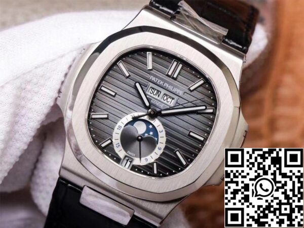 4 118 4C 5c52042e4 99aa 4ca3 4ca3 8dd5 9bda94ba3263 Patek Philippe Nautilus 5726A-001 1:1 Best Edition PF Factory Black Strap Swiss ETA324