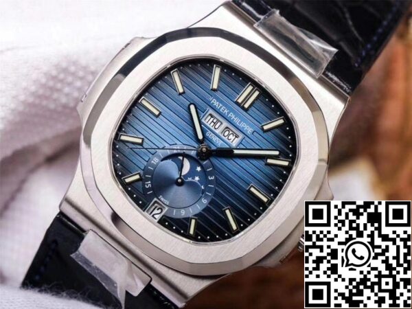 4 119 4 119 8c61e61e1cb 5130 4c69 966d 52ee5e5e8ec0ec0d5 Patek Philippe Nautilus 5726/1A-014 1:1 Best Edition PF Factory Black Strap Swiss ETA324