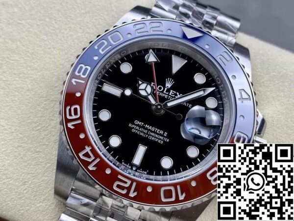 4 11 2749ace0 c7df 4330 a042 7ef362e18410 Rolex GMT Master II M126710BLRO-0001 1:1 Best Edition C+ Factory Steel Strap