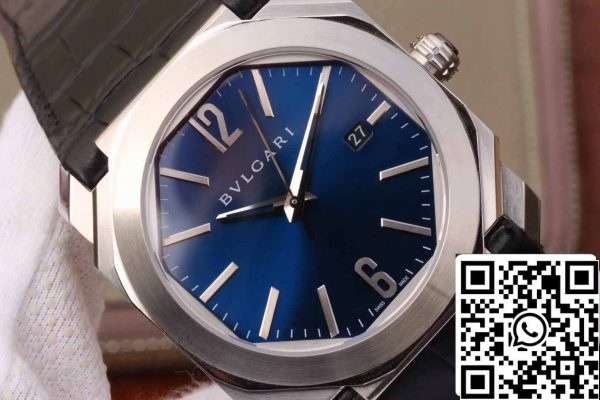 4 11 2b25fe10 c866 4d3c b75e e79dc75dafc4 Bvlgari Octo 102429 BGO38C3SLD 1:1 Best Edition Cadran bleu foncé