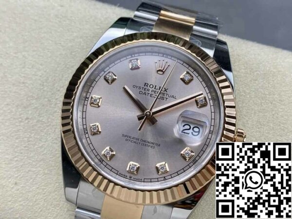 4 11 b63564eb 00cb 4360 8e23 b3b89ed02f2d Rolex Datejust 41MM M126331-0007 1:1 Най-добро издание Чиста фабрика Диамантен циферблат