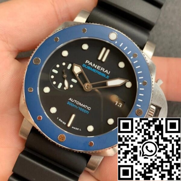 4 11 d4d1e5fa 0add 440a a11f dcff29a5aa40 Panerai Submersible PAM01209 1:1 Best Edition VS Factory Black Dial