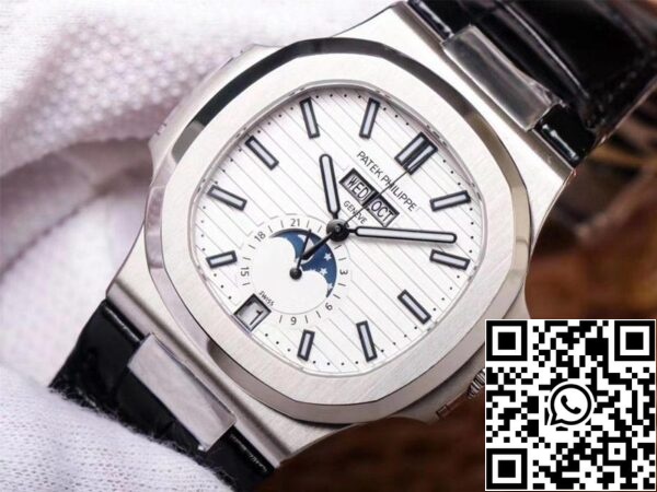 4 120 3c6cf64c 66c0 4e32 a4f2 84e96b255208 Patek Philippe Nautilus 5726/1A-010 1:1 Best Edition PF Factory Black Strap Swiss ETA324