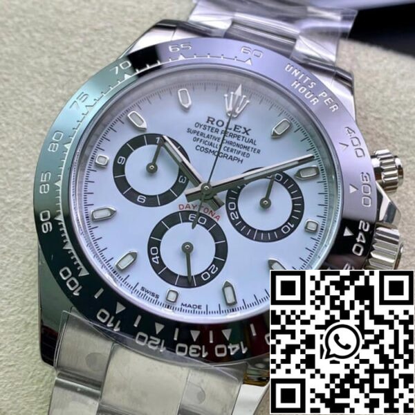 4 121 75125cc8 8f00 4f68 95f3 d4b3c5a2b3c3 Rolex Cosmograph Daytona M116500LN-0001 1:1 Best Edition Clean Factory Valkoinen Dial