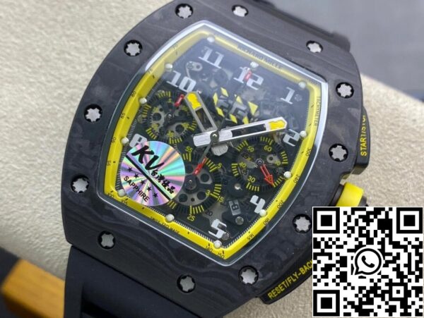 4 125 8caff0d7 f1ea 49b2 9c77 fe885bc66a0f Richard Mille RM-011 1:1 Best Edition KV Fabrieks Gele Band