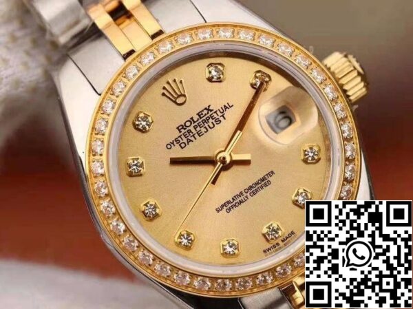 4 126 f33ba9b8 1ecc 40bf 9448 773f8c420a6c Rolex Lady Datejust 28MM 1:1 Best Edition Swiss NH05 Movement Plating 18K Gold Dial