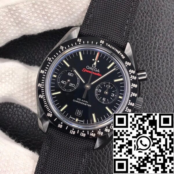 4 127 887f6fec 0fd4 4cab b82a cde7a77aeddb Omega Speedmaster 311.92.44.51.01.003 1:1 Best Edition OM Factory V2 Dark Side Of The Moon Svart keramik