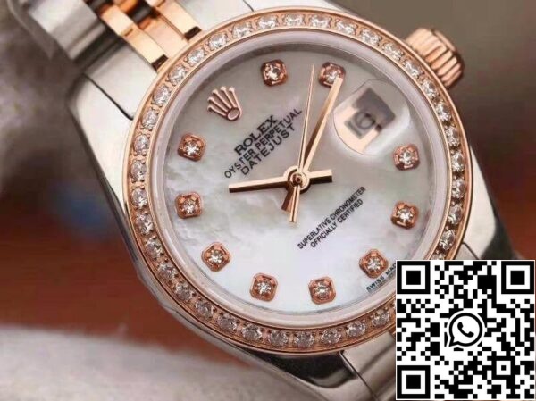 4 128 d8d1a9ac c0d7 4846 8bfc c7413fd26e9a Rolex Lady Datejust 28MM 1:1 Best Edition Originale Svizzero Importato Movimento NH05 Quadrante Smalto Bianco