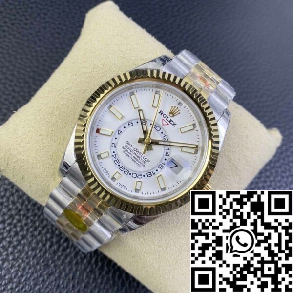 4 12 73991a93 f0bb 4f21 929b 3d8d33199202 Rolex Sky Dweller M336933-0006 1:1 Best Edition Noob Factory V2 White Dial