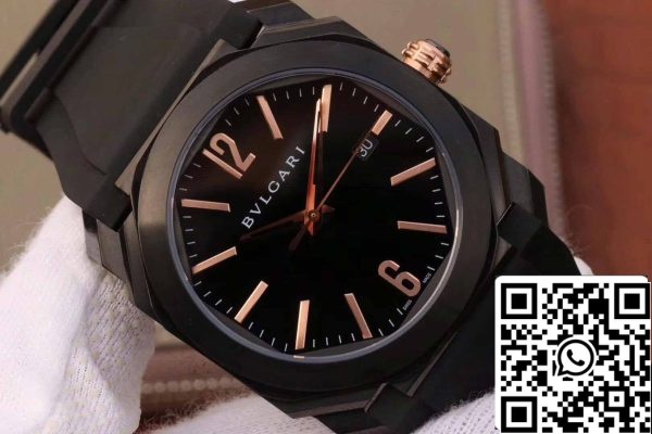 4 12 e985d1af a30d 49e2 999a 999b9a300258 Bvlgari Octo 102581 BGO41BBSVD 1:1 Best Edition Black Dial