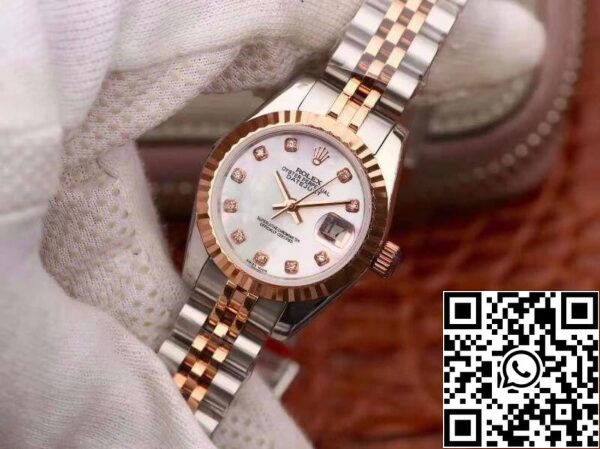 4 133 6ca26a62 65b9 44cb 8804 ca6ef40ce2fe Rolex Lady Datejust 28MM 1:1 Migliore Edizione Svizzera NH05 Placcato Oro Rosa