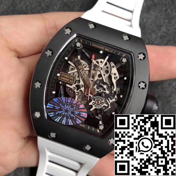 4 133 8ba367df 22d8 4e78 b7a8 5a17153cabfe Richard Mille RM035 Americas KV Factory 1:1 Best Edition Correa blanca