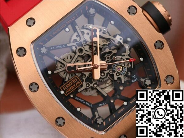 4 134 59f707c5 e0a3 4b21 b911 8ebc4e0465cc Richard Mille RM035 Americas KV Factory 1:1 Best Edition Or Rose