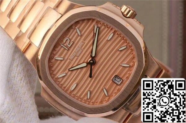 4 134 f8ad510f 69e3 4a38 bc81 1635edb3f050 Patek Philippe Nautilus Ladies 7118-1R-010 1:1 Best Edition PF Factory Rose Gold