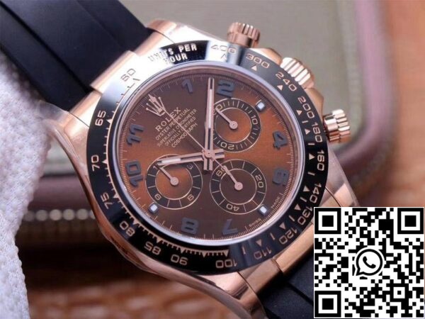 4 135 a12ae3ac 740e 4b36 b115 fc36870186e1 Rolex Daytona M116515LN-0015 1:1 Best Edition Noob Factory barna számlap svájci ETA4130