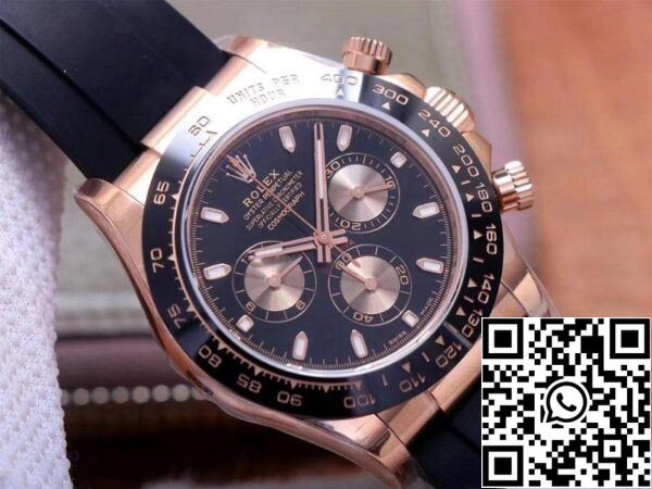 4 136 82deeaca e713 410f 882e cb77fafb825f Rolex Daytona M116515LN-0017 1:1 Best Edition Noob Factory Fekete számlap svájci ETA4130