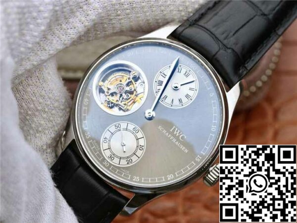 4 138 IWC Portugaise IW544603 ZF Factory 1:1 Best Edition Tourbillon Cadran gris