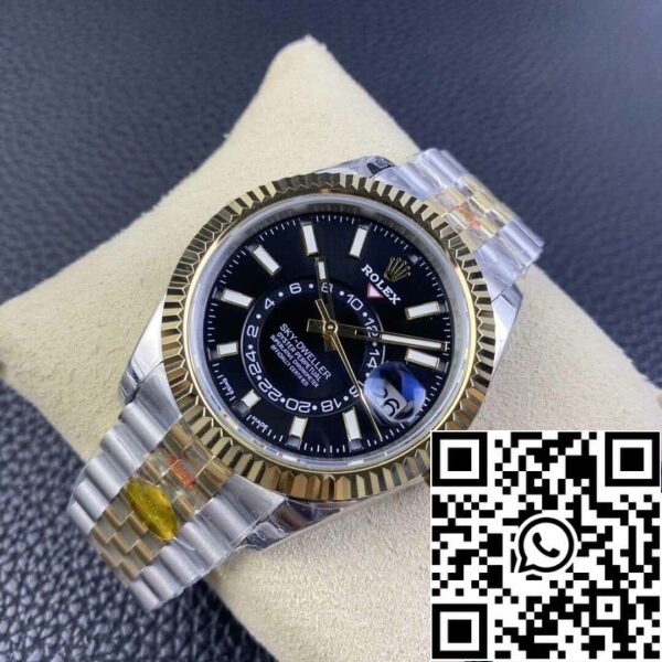 4 13 af62886f 7d78 41b7 abb9 834d166904a3 Rolex Sky Dweller M336933-0004 1:1 Best Edition Noob Factory V2 Black Dial