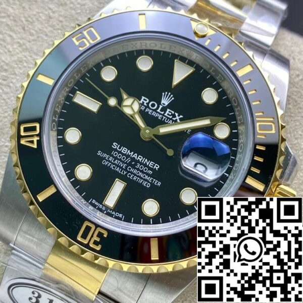 4 140 Rolex Submariner 116613-LN-97203 40mm 3135 Mechanizm Czysta Fabryka V4 Czarny Bezel