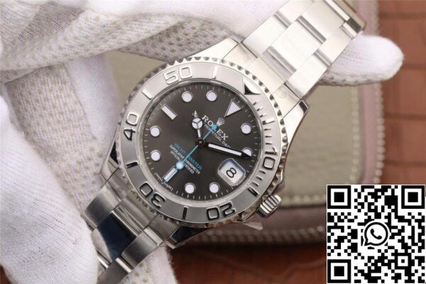 4 144 Rolex Yacht Master 268622-0002 1:1 Best Edition AR Factory Quadrante grigio 904L