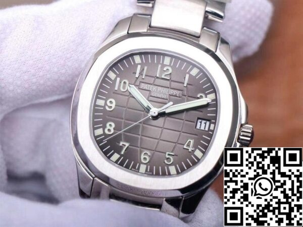 4 145 4 145 Patek Philippe Aquanaut 5167/1A-001 أفضل إصدار ZF مصنع باتيك فيليب أكوانوت 5167/1A-001 1:1 مينا سويسري ETA324 رمادي