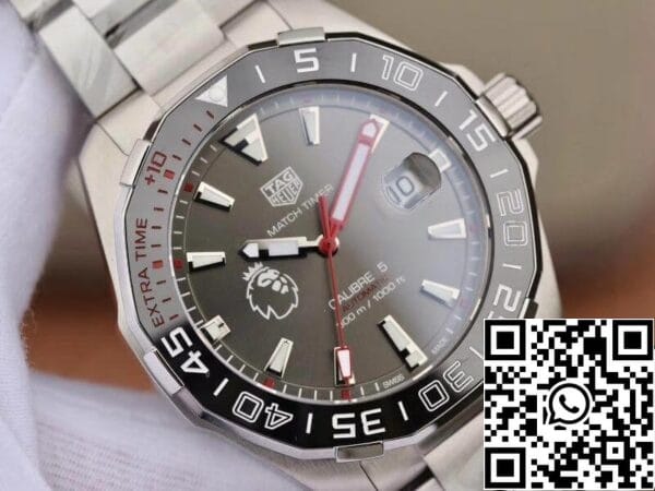 4 145 10cdfb69 b876 4191 b77d acb00e8ed3fd Tag Heuer Aquaracer Calibre 5 Liga Inglesa Limitada 43mm Relógios Mecânicos 1:1 Melhor Edição Suíça ETA2824-2 25J