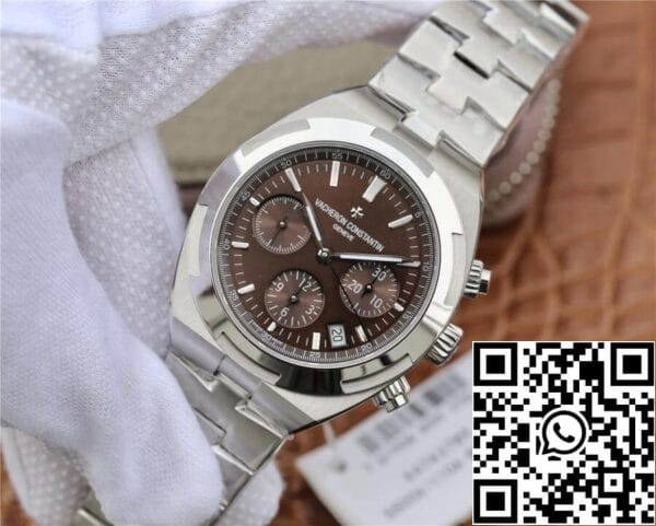 4 145 c6ac5477 9d5f 4169 84e6 d3b77ad7c191 Vacheron Constantin Overseas 5500V/110A-B147 1:1 Best Edition 8F Factory V2 Esfera marrón