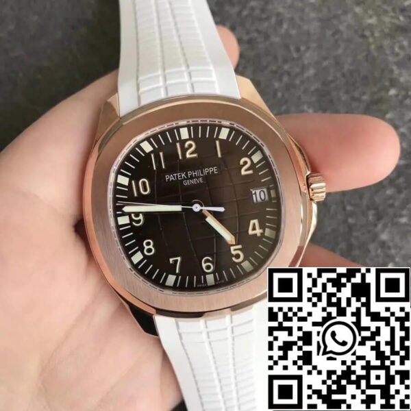 4 147 dafd736a 849f 4aed 8ba3 87eeaab91790 Patek Philippe Aquanaut 5168G 1:1 Best Edition ZF Factory Cinturino Bianco