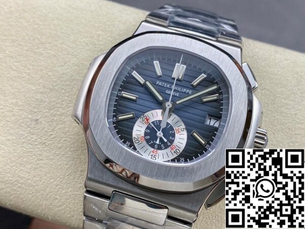 4 14 44051b52 078c 4b61 aa08 459c6d60c2ac Patek Philippe Nautilus 5980/1A-001 1:1 Best Edition PPF Factory Blå urtavla