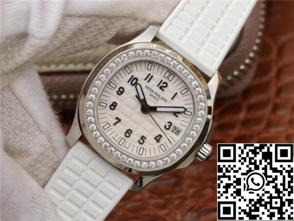 4 150 e251a402 47d5 4f4a b923 c40467b2dea2 Patek Philippe Aquanaut 5067A-024 1:1 Best Edition PPF Factory Timantti Valkoinen kellotaulu