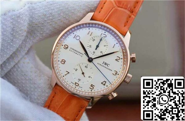 4 156 c16e7276 d2a7 407a ae9a 5bccdeb50efd IWC Portuguese ZF Factory 1:1 Best Edition Orange Strap