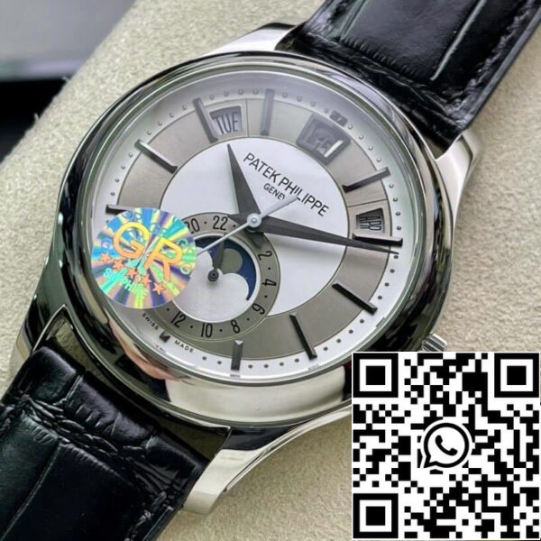 4 159 79ac583b 9309 4200 aaaa 92f696a70d94 Patek Philippe Complications 5205G-001 1:1 Best Edition GR Factory Silver Grey Dial