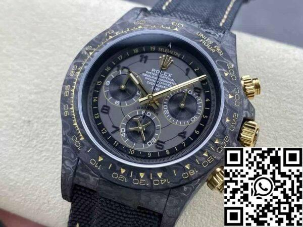 4 15 380e4e07 e0af 45bd a31a 808b869cc392 Rolex Daytona 1:1 Best Edition Diw Factory Lunetta in fibra di carbonio