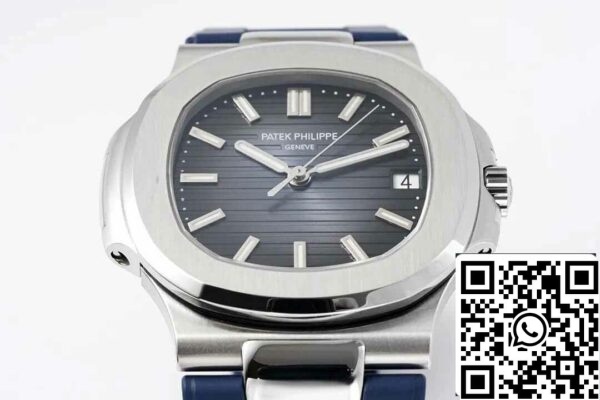 4 15 baebec7b 5c1c 45ee aa54 4580a3add0cd Patek Philippe Nautilus 5711 1:1 Best Edition PPF Factory Blue Rubber Strap