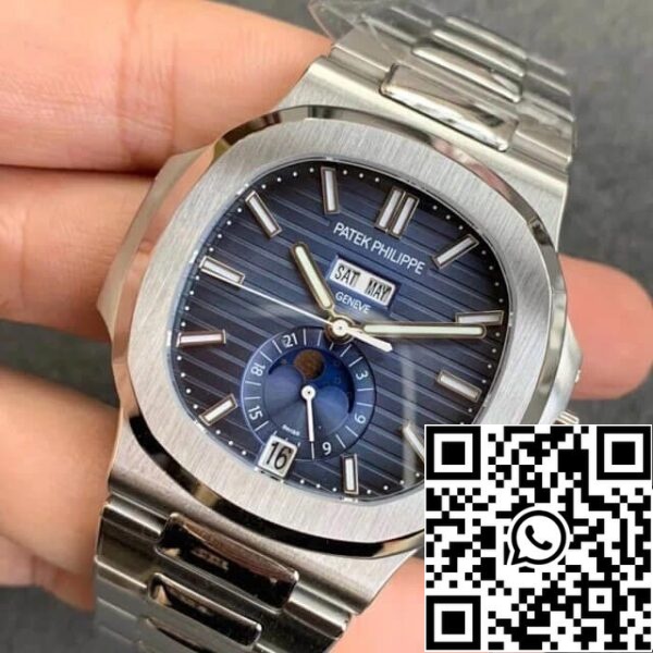 4 15 e0cc198d 585f 4d89 9726 5d2333efa7ca Patek Philippe Nautilus 5726/1A-014 1:1 Best Edition GR Factory Blå urtavla