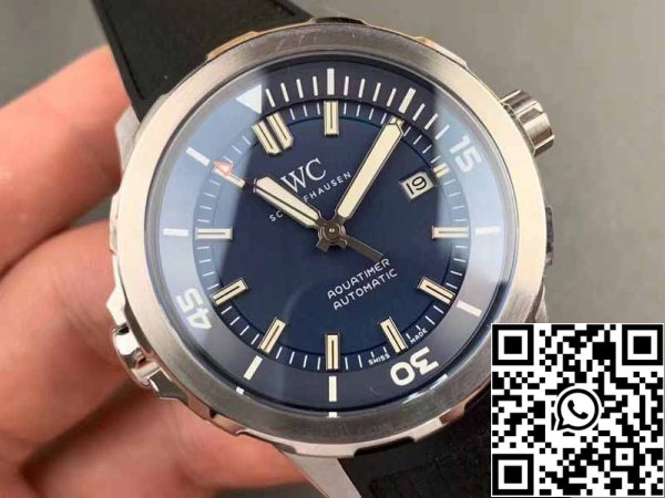 4 160 IWC Aquatimer IW329005 1:1 Най-добро издание V6 Фабрика Blue Dial Швейцарска ETA9015