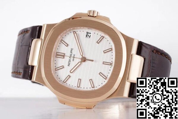 4 168 Patek Philippe Nautilus 5711R-001 1:1 Beste Editie PPF Fabriek V4 Witte Wijzerplaat Zwitserse ETA324