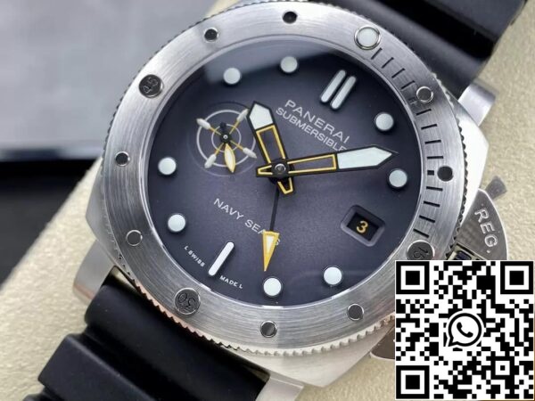 4 16 6ff8aa7e cbd0 4cb4 826d 647a82853c70 Panerai Sumergible PAM1323 1:1 Mejor Edición VS Esfera Gris de Fábrica