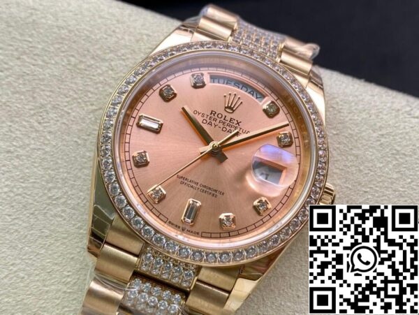 4 17 162cf35d e611 4323 9380 dbe8b3f988a2 Rolex Day Date M128345RBR-0020 1:1 Best Edition EW Factory Rose Gold Dial