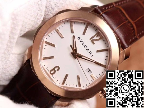 4 17 f4c9049c 104b 43c2 9631 ca17ab2afc43 Bvlgari Octo 1:1 Най-добро издание BV Фабрика бял циферблат