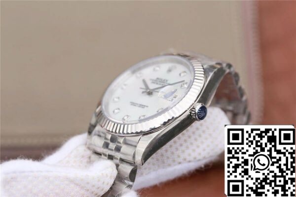 4 186 Rolex Datejust M126334-0020 1:1 Beste Editie EW Fabrieks Moeder-van-Parel Wijzerplaat