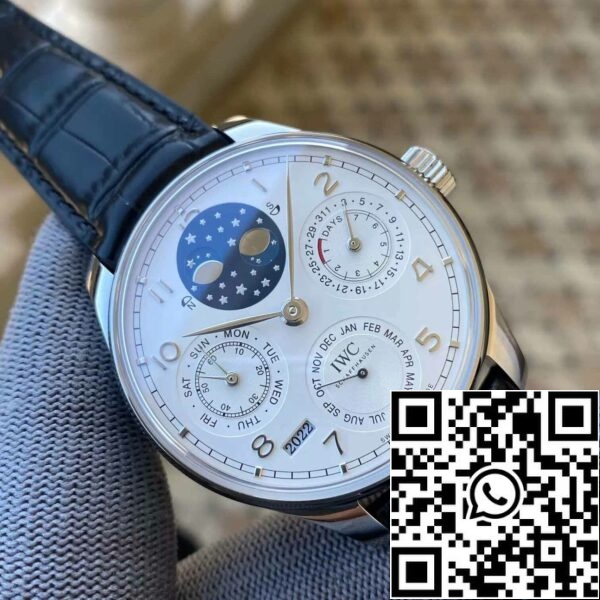 4 186 0641364e 94d6 4141 b20b 8a6160aced70 IWC Portuguese Perpetual Calendar IW503406 1:1 Best Edition APS Factory White Dial