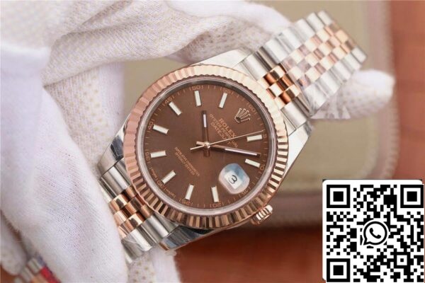 4 187 0808b1a4 ec1f 4e77 83cf 37282ed267af Rolex Datejust M126331-0002 1:1 Best Edition EW Factory Rose Gold