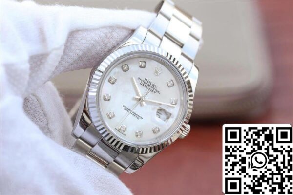 4 189 7d08d6ad 4b92 40a7 b73e 4afd8a415ef1 Rolex Datejust M126334-0019 1:1 Best Edition EW Factory White Mother-Of-Pearl Dial