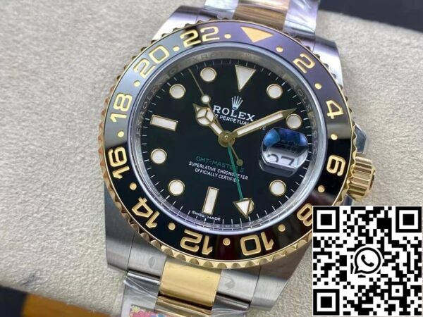 4 18 13053b9d 5cb9 44b8 9426 2dbc97ec098b Rolex GMT Master II 116713-LN-78203 1:1 Najlepsza Edycja Czysta Fabrycznie Czarna Tarcza