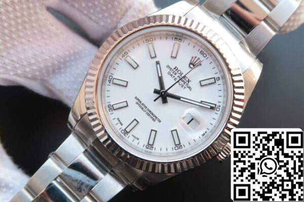 4 192 13d3d9c6 8f29 4b5e 96c3 8690671ed562 Rolex Datejust M126334-0009 1:1 Best Edition EW Factory Quadrante Bianco